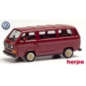 VW T3 minibus rouge vin avec jantes BBS - sold out by Herpa