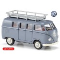 VW T1 (Type II de 1950) minibus avec galerie gris pigeon