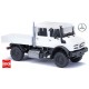 MB Unimog U 5023 cabine double à plateau court blanc