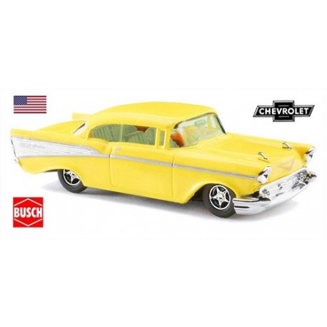 Chevy Bel Air '57 limousine jaune citron