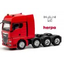 MAN TGX GX tracteur lourd 8x4 rouge - sold out by Herpa