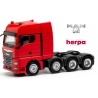 MAN TGX GX tracteur lourd 8x4 rouge - sold out by Herpa