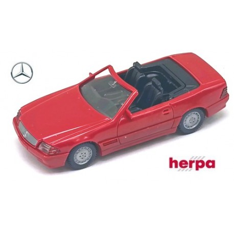 MB 500 SL roadster (R129 -1989) rouge - sold out by Wiking