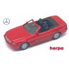 MB 500 SL roadster (R129 -1989) rouge - sold out by Wiking