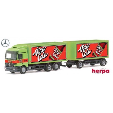 MB Actros L camion + remorque fourgon "Vita Cola"