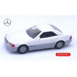 MB 500 SL coupé (R129 -1989) blanc à bas gris - sold out by Wiking