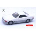 MB 500 SL coupé (R129 -1989) blanc à bas gris - sold out by Wiking