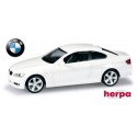 BMW 3er coupé (E90 - 2006) blanc - sold out by Herpa