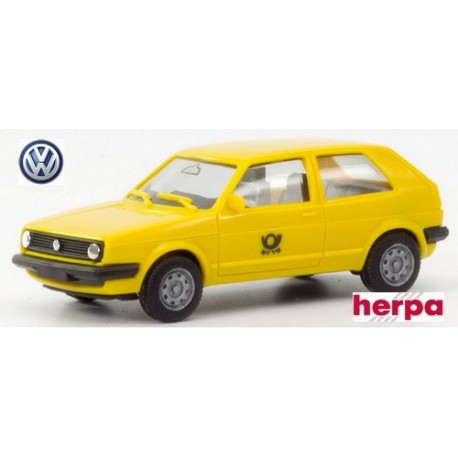 VW Golf II jaune (1983) "Deutsche Bundespost"