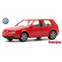 VW Golf VI berline 5 portes (1998) rouge