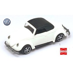 VW Cox cabriolet bâché Hebmüller blanc