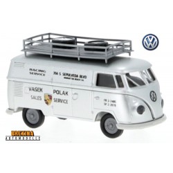 VW T1b Combi tôlé (1960) avec galerie et roues de secours  "Team Vasek Polak"