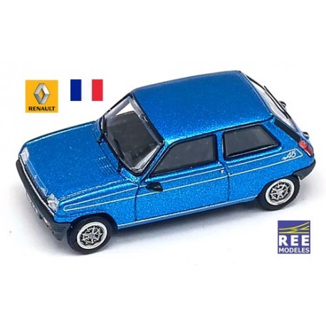 Renault 5 Alpine (1976) bleu métallisé