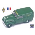 Renault Juvaquatre  fourgon (1938) "La Poste " vert foncé (jusqu'en 1962)