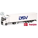 MB Actros Bigspace '18 + semi-remorque Mega frigorifique "DSV" (DK)