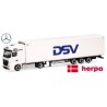 MB Actros Bigspace '18 + semi-remorque Mega frigorifique "DSV" (DK)