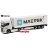 Scania CS 20 HD + semi-remorque Porte container frigorifique 40' "Maersk"