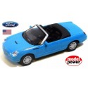 Ford Thunderbird Convertible (2001) bleu turquoise - Model Power