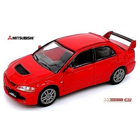 Mitsubishi Lancer Evolution IX (2005) rouge