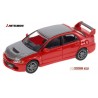 Mitsubishi Lancer Evolution IX (2005) rouge "toit et capot Carbone"