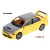 Mitsubishi Lancer Evolution IX (2005) jaune "toit et capot Carbone"