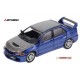 Mitsubishi Lancer Evolution IX (2005) bleu "toit et capot Carbone"