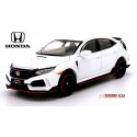 Honda Civic 10 Type R (2017) blanc avec filets et parements rouges