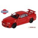 Nissan Skyline GT-R (GF-BNR34 - 1999) rouge à jantes noires