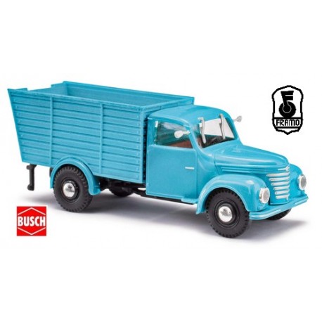 Framo V901/2  camionnette Transport d'animaux bleu turquoise