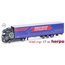 MB Actros Streamspace 2,3 + semi-remorque Megaliner 15 m "Toni Hotz"