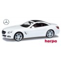 MB SL roadster (R231 - 2012) blanc avec hard top - sold out by Herpa