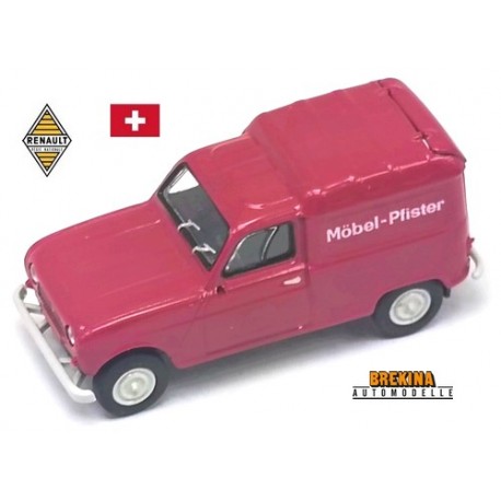 Renault F4 fourgonnette 1961 "Möbel Pfister" (Exclusif Suisse) - sold out by Brekina