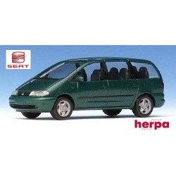 Seat Alhambra monospace (1996) bleu vert métallisé - Promotionnel pour Seat