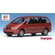 Seat Alhambra monospace (1996) rouge almandin métallisé - Promotionnel pour Seat