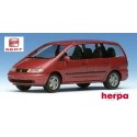 Seat Alhambra monospace (1996) rouge almandin métallisé - Promotionnel pour Seat