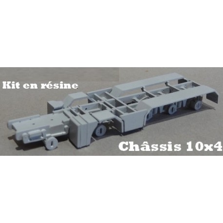 Châssis Renault Truck porteur 10x4 (kit en résine)