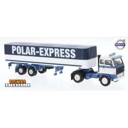 Volvo F89 + semi-remorque bâchée "Polar Express"