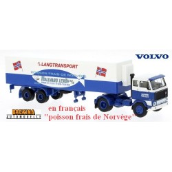 Volvo F89 + semi-remorque frigorifique "Hallward Leröy" (Norvège)