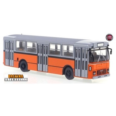 Fiat 418 AL  autobus urbain (1972) orange et gris