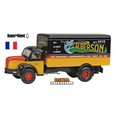 Berliet GLR8 camion fourgon "Calberson" - sold out by Brekina