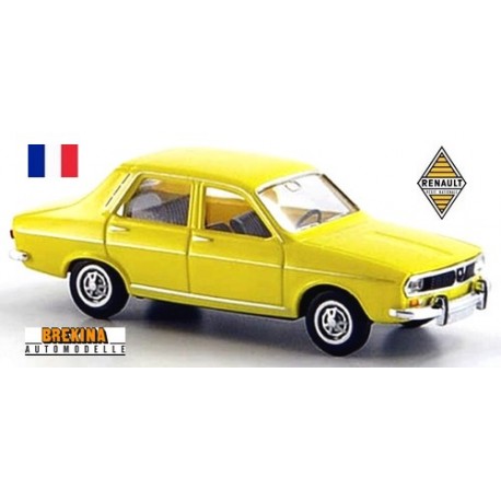 Renault 12 TS berline 1974 jaune soufre - sold out by Brekina