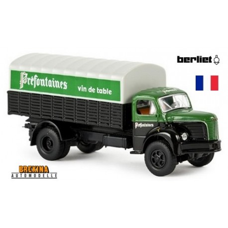 Berliet GLR8 camion bâché "Préfontaines - vin de table" - sold out by Brekina