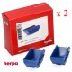 Set de 2 bennes déposables 7 m3 bleues