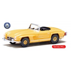 MB 300 SL roadster  jaune (capot avant ouvrant) -1957