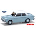 Ford 12M berline (1962) 2 portes bleu pastel et toit blanc