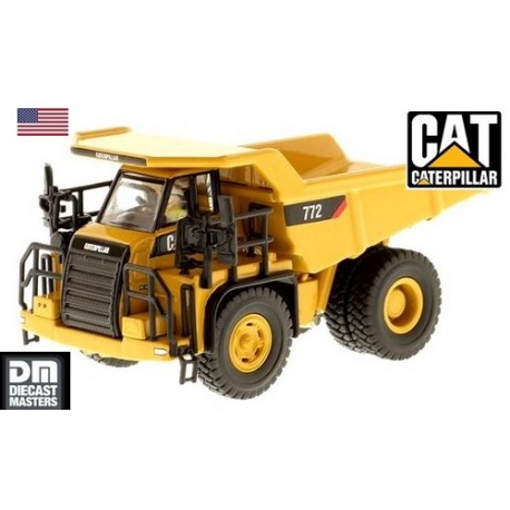 Dumper Catrepillar 772 (longueur environ 100 mm) - Diecats Models