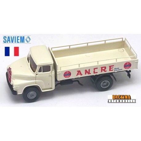 Saviem 6.50 H camion plateau brasseur (1968) "Ancre Bière d'Alsace" - sold out by Brekina