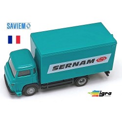 Saviem SG3 camion fourgon bleu turquoise "Sernam"