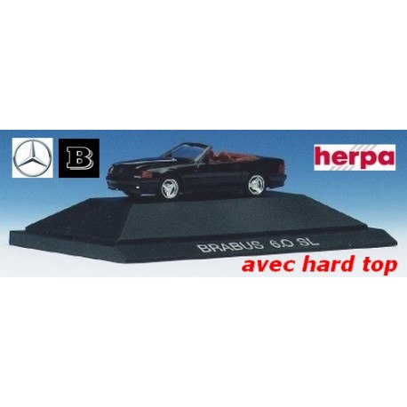 MB 600 SL roadster Brabus avec hard top - PC - sold out by Herpa