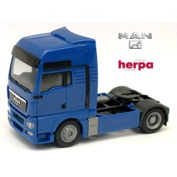 MAN TGX XXL Tracteur solo caréné bleu - sold out by Herpa